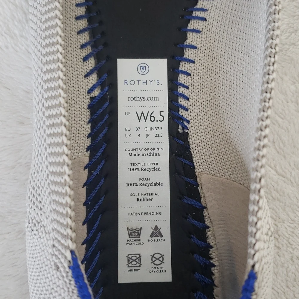 ROTHY'S Retired Birdseye pointed toe flats - Picture 5 of 5